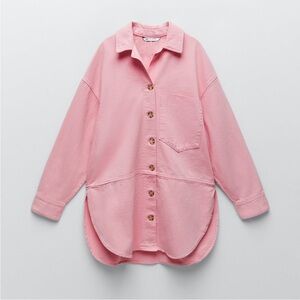 Zara Pink Denim Jacket